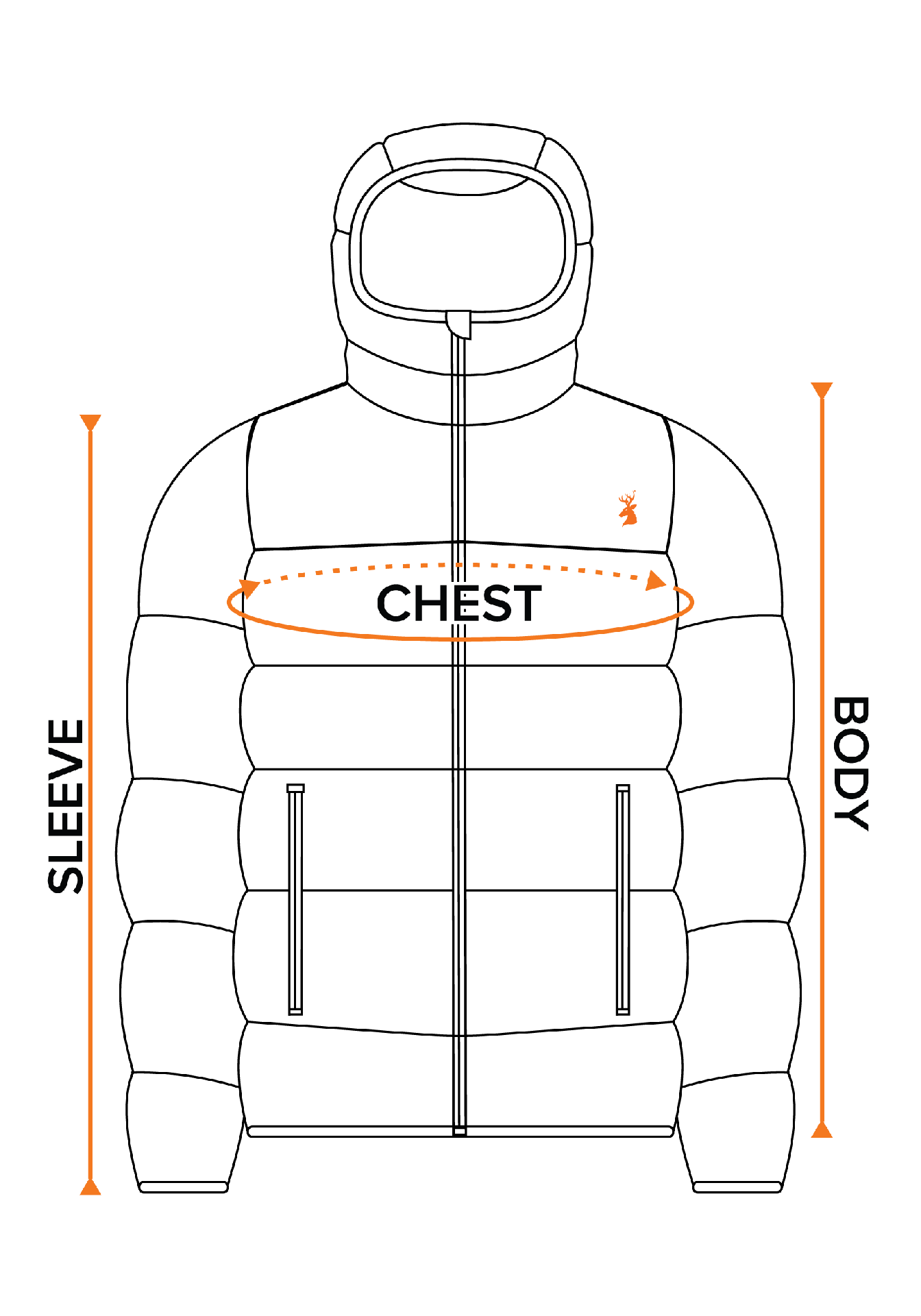 Insulated Jacket Size