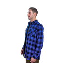 GO Casual Check Shirt - Mens - Blue - Model 2