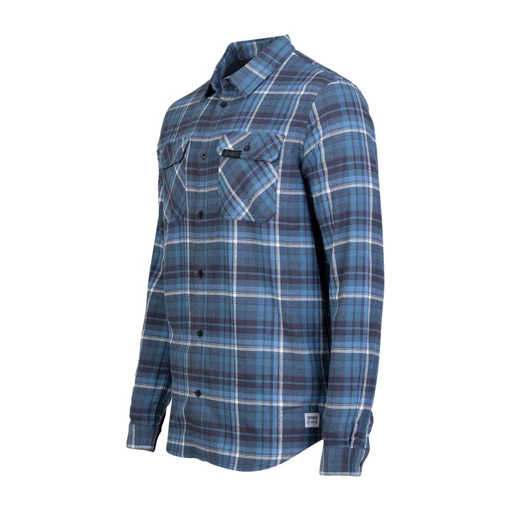 Flannel Check Shirt - Mens - Blue/Black