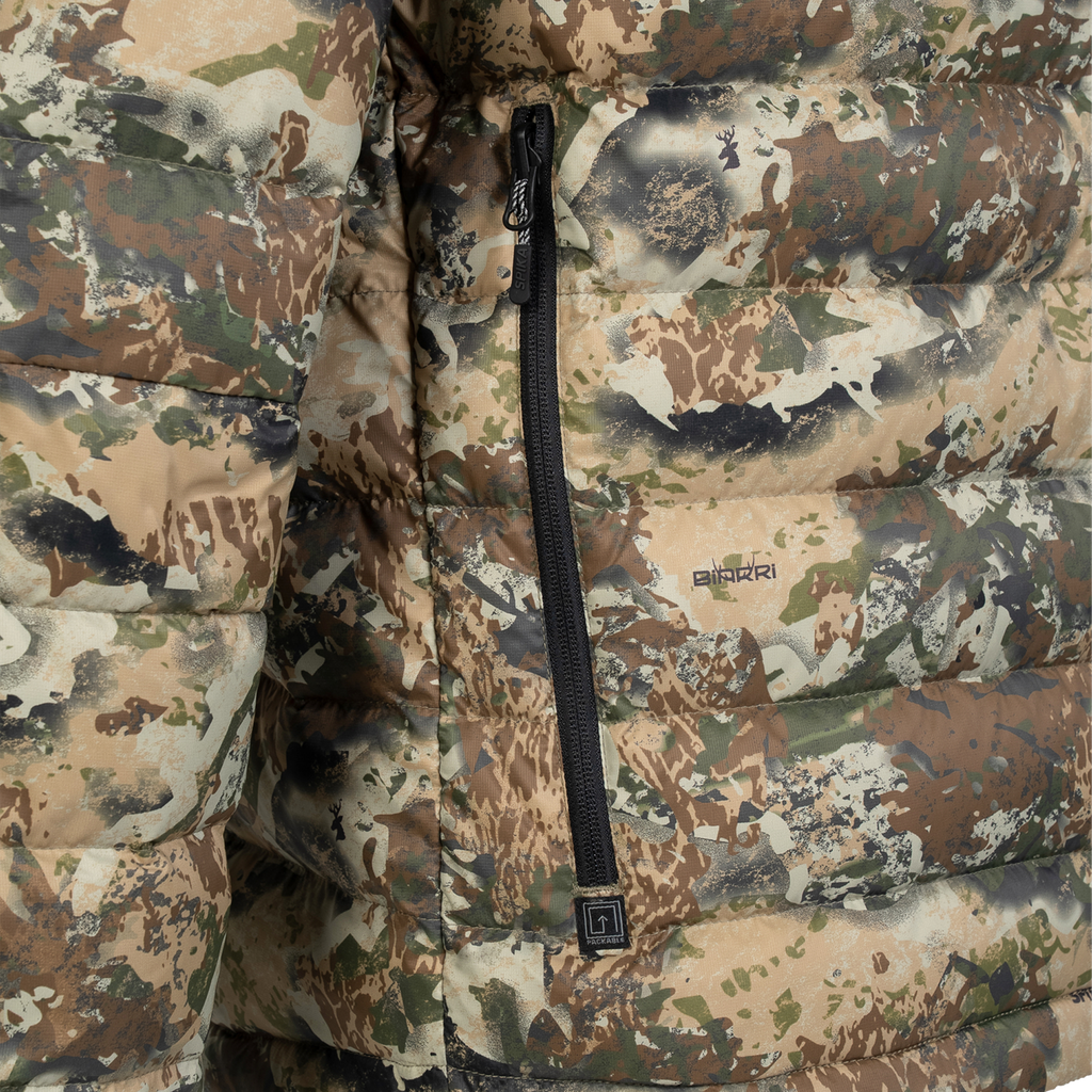Hideout Packable Puffer Jacket - Mens - Biarri Camo