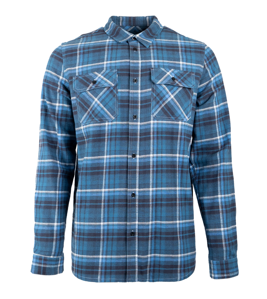Flannel Check Shirt - Mens - Blue/Black
