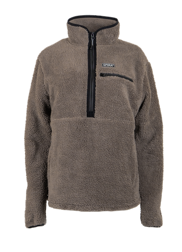 Sherpa Half–Zip - Womens - Grey
