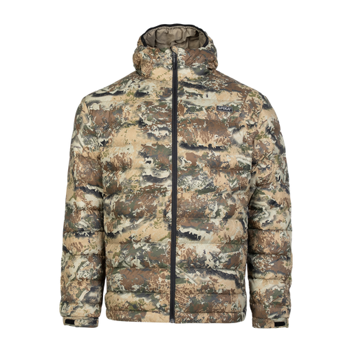 Hideout Packable Puffer Jacket - Mens - Biarri Camo